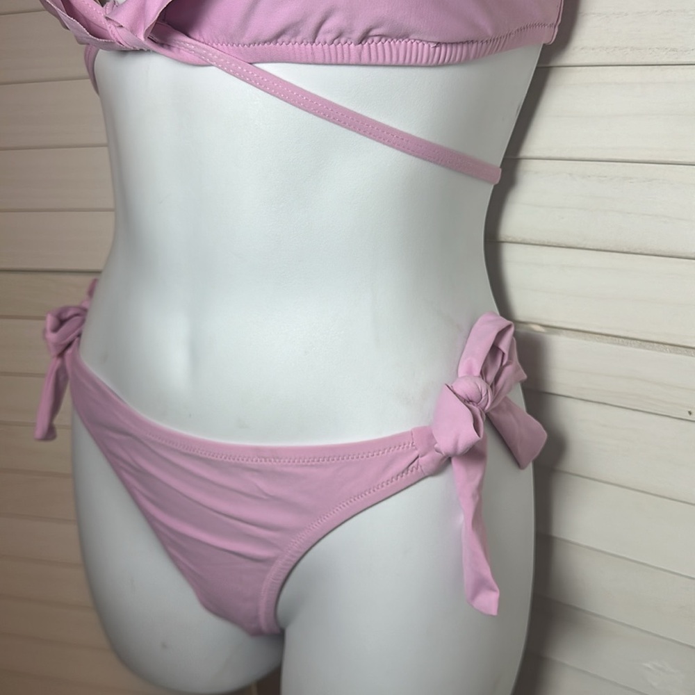 J Crew Ruffled Wrap Bikini Set - image 3